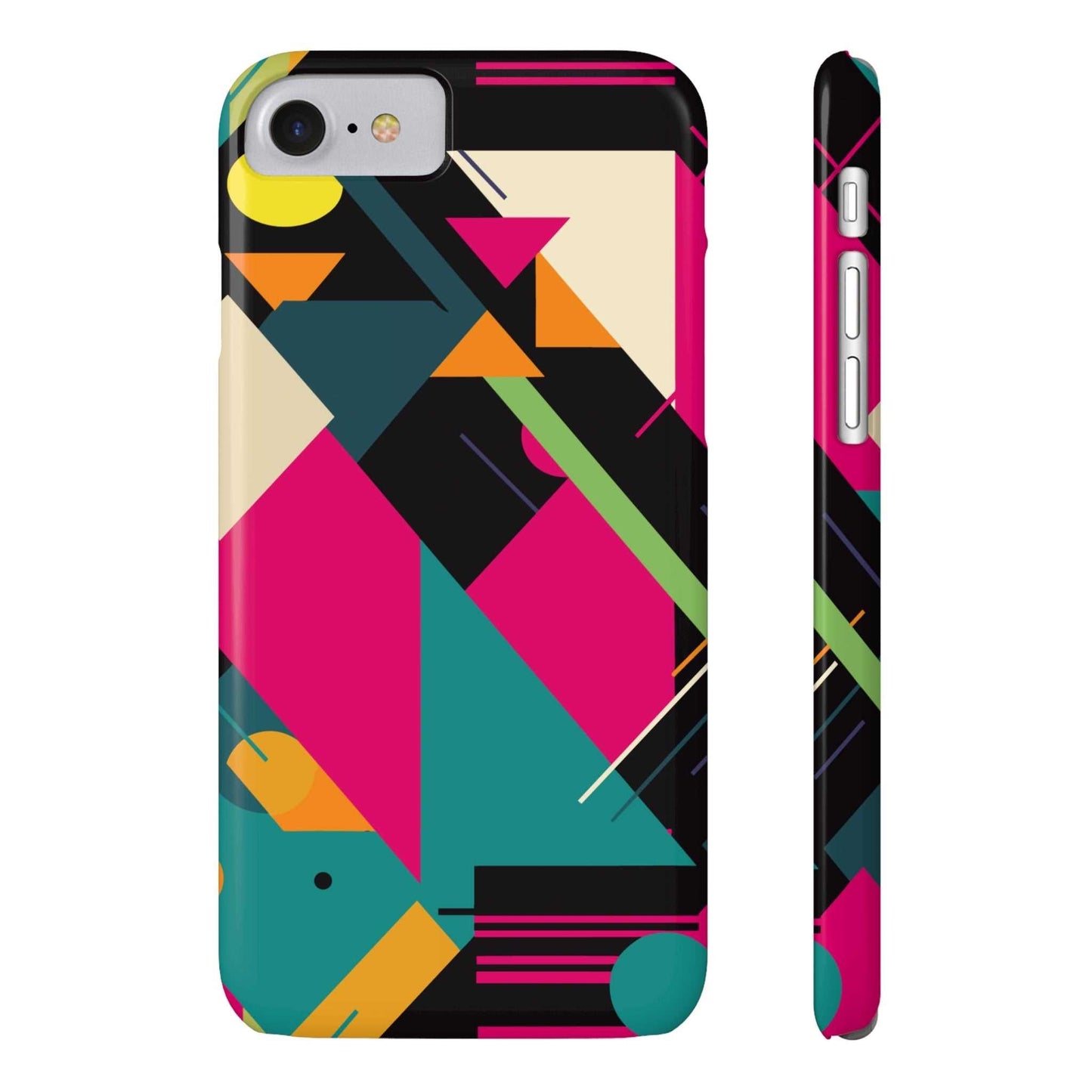 80s / 90s RETRO GEOMETRIC PATTERN | Slim iPhone Case