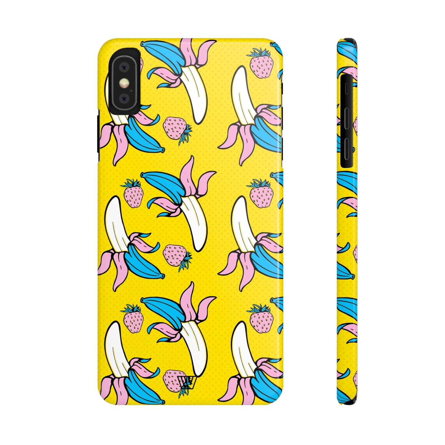 STRAWBERRY BANANA POP ART | Slim iPhone Case