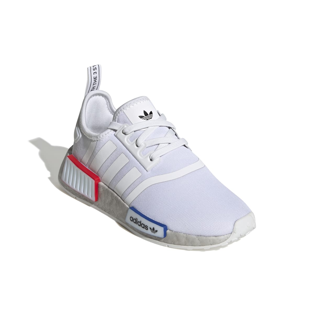 ADIDAS GY4279 NMD_R1 JR'S (Medium) White/White/Grey Mesh Running Shoes