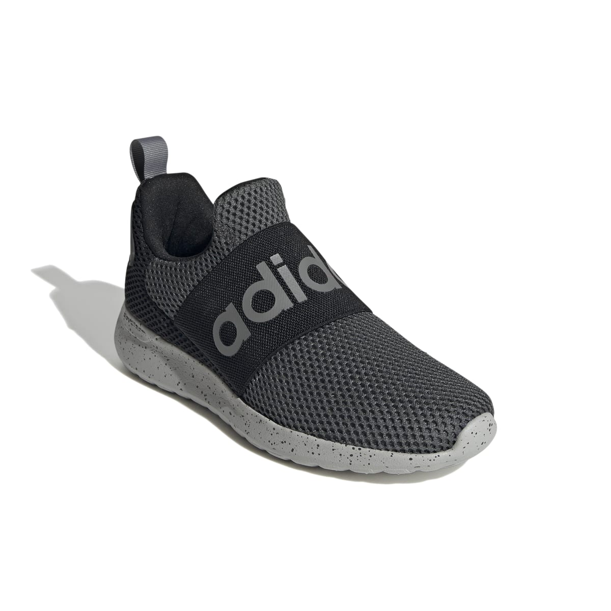 ADIDAS Q47208 LITE RACER ADAPT 4.0 K JR'S (Medium) Grey/Grey/Black Mesh Running Shoes