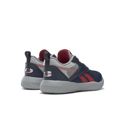 REEBOK GX4002 FLEXAGON ENERGY 3.0 JR'S (Medium) Navy/Grey/Red Textile Running Shoes