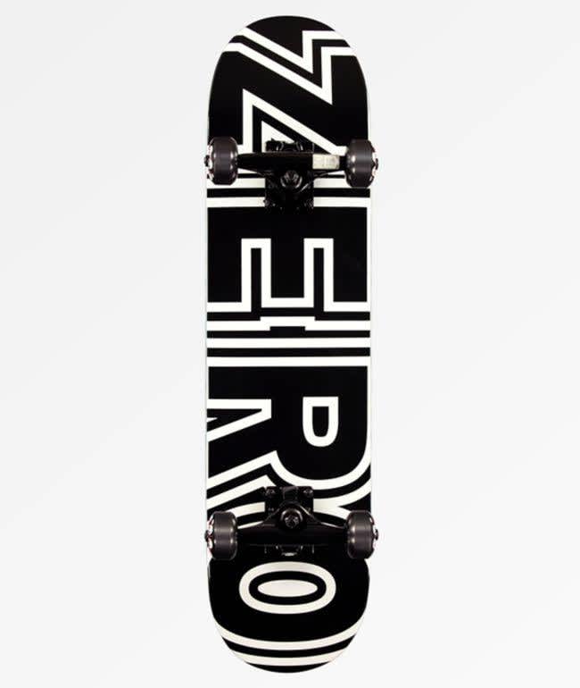 Zero Bold Complete 7.25 Black/White Youth