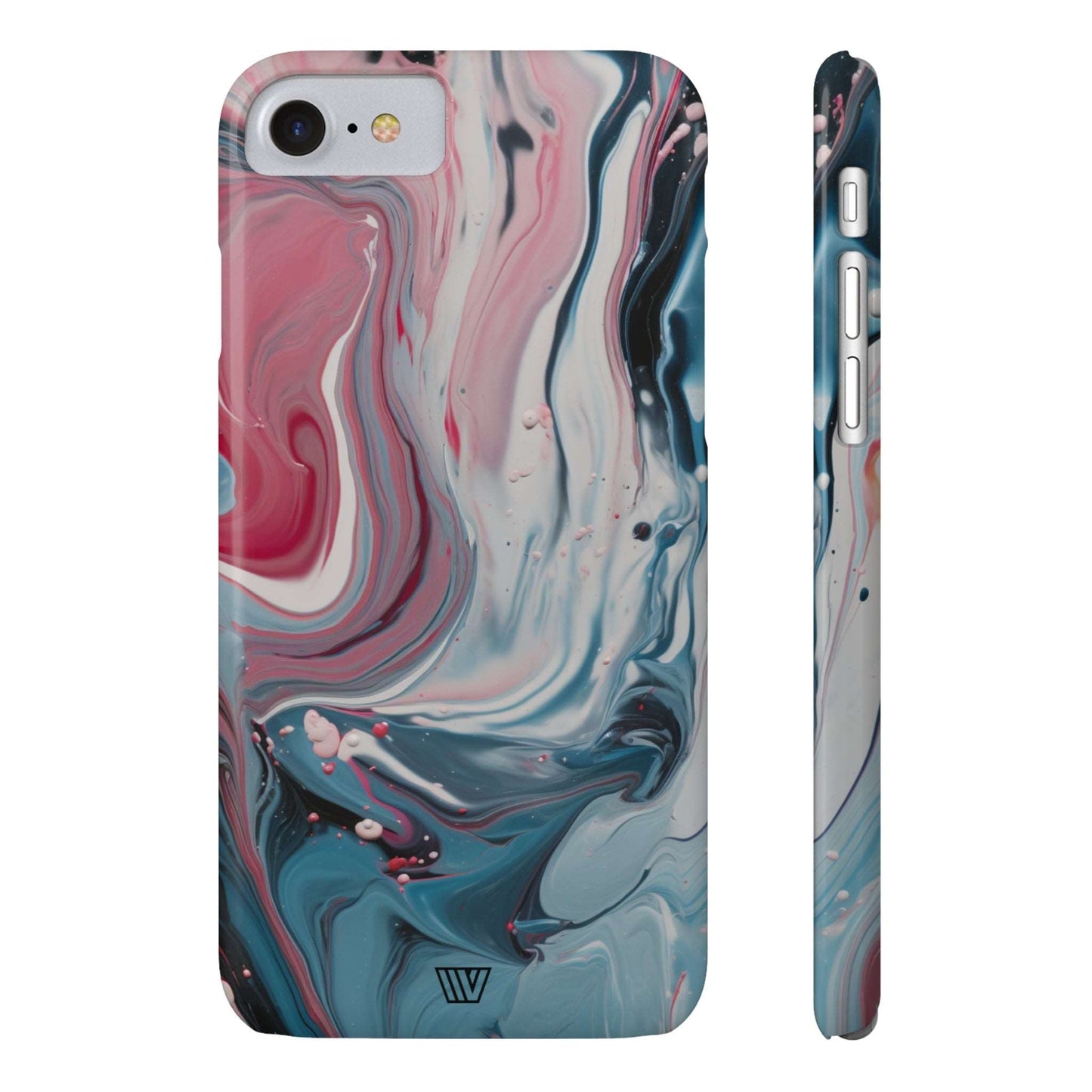 BLUE PASTEL SWIRL | Slim iPhone Case