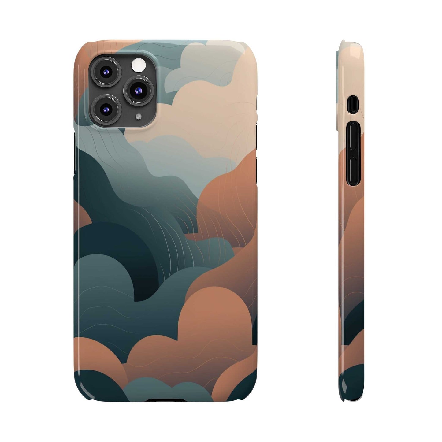 ABSTRACT FLUFFY CLOUDS | Slim iPhone Case