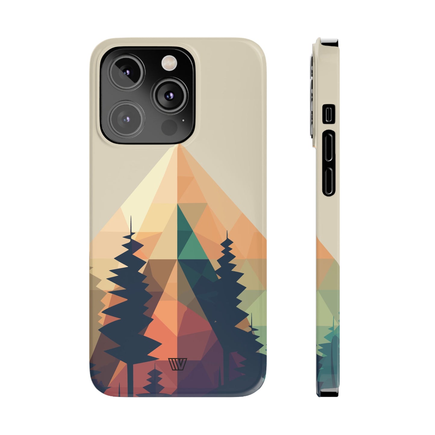 ABSTRACT MOUNTAIN PEAK | Slim iPhone Case