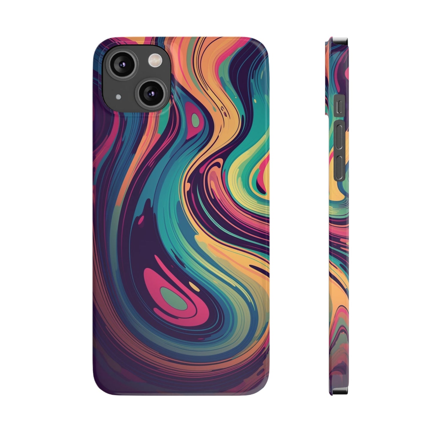 COSMIC LIQUID SWIRL |  Slim iPhone Case