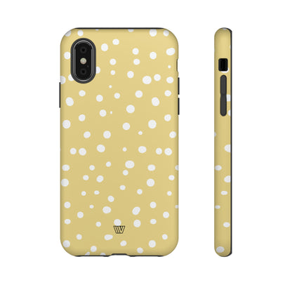 MUTED YELLOW DOTS | Tough Phone Case