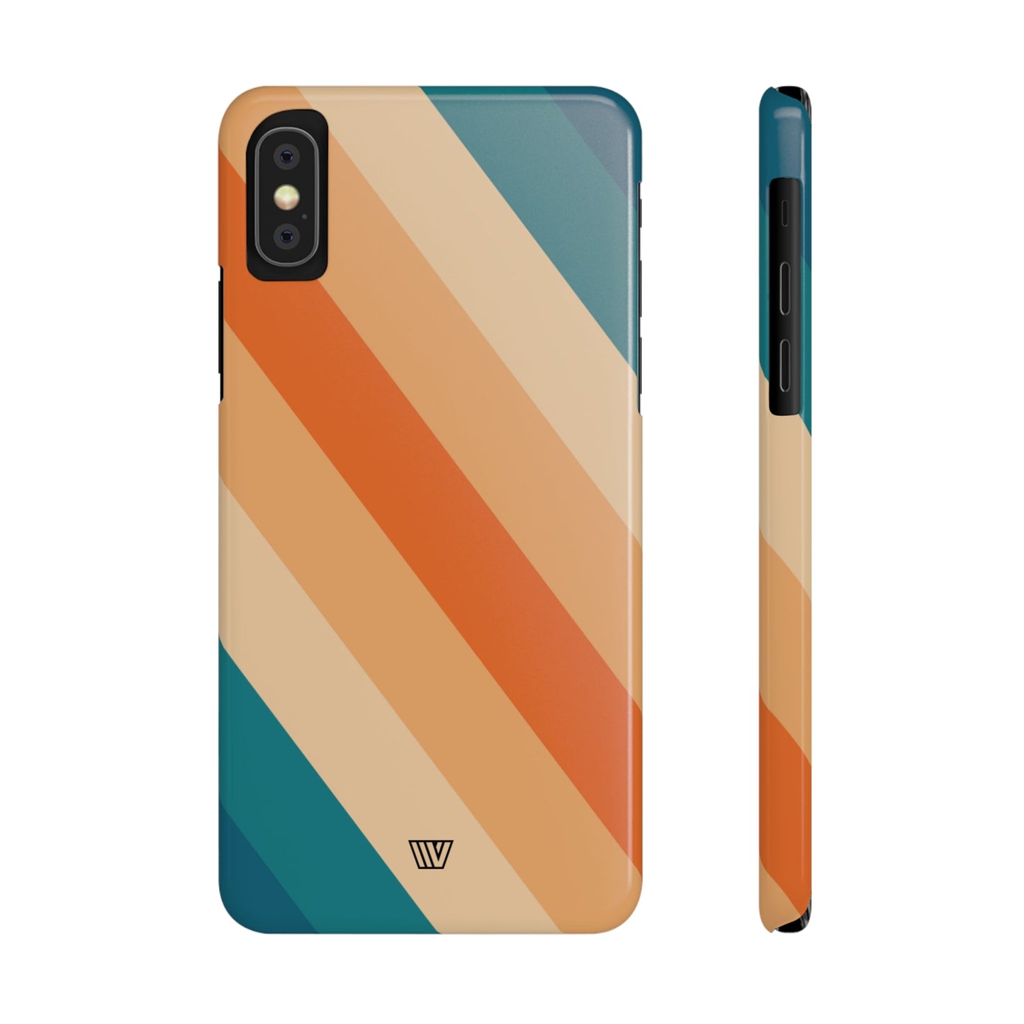 70s RETRO STRIPE | Slim iPhone Case