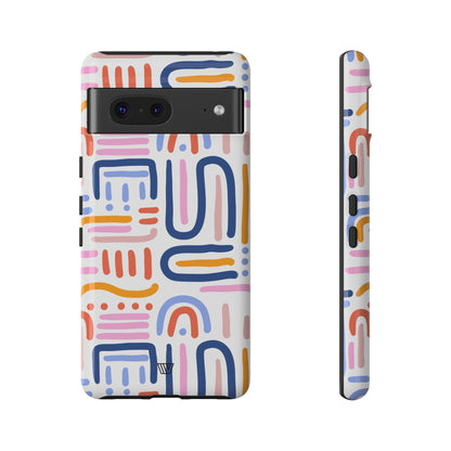 MEMPHIS BOLD LINES | Tough Phone Case