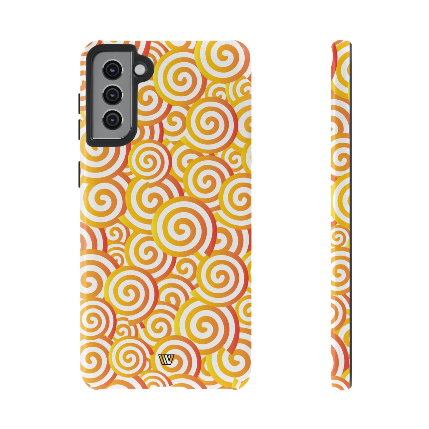 ABSTRACT SPIRAL ORANGE | Tough Phone Case