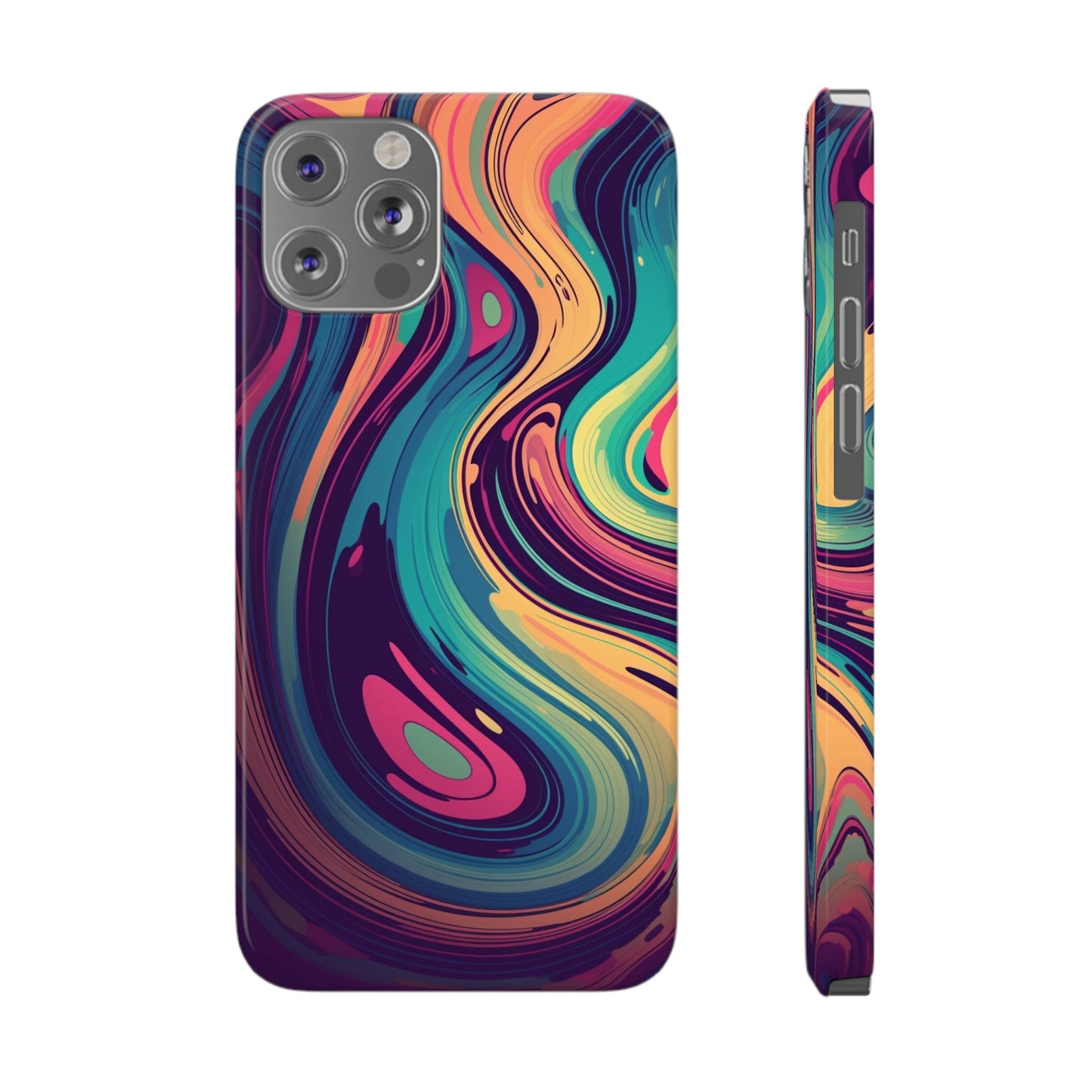 COSMIC LIQUID SWIRL |  Slim iPhone Case