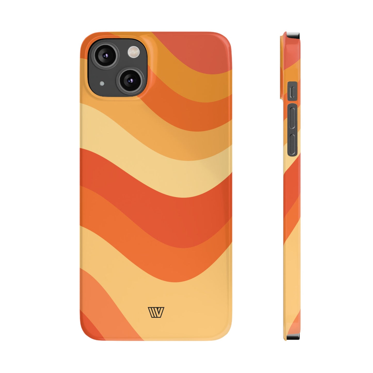 RETRO GROOVY WAVES | Slim iPhone Case