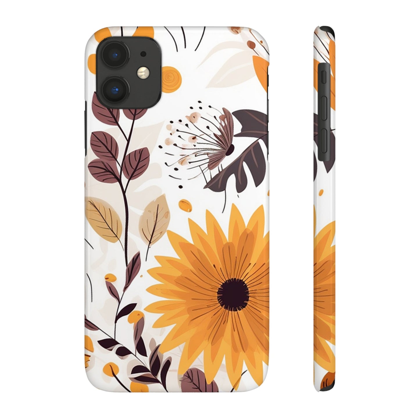 FALL FLOWERS | Slim iPhone Case