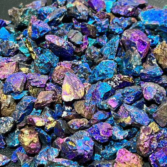 Chalcopyrite Peacock Ore Rough (1 Kilo)( 2.2 LBs) Bulk Wholesale Lot Raw Gemstones