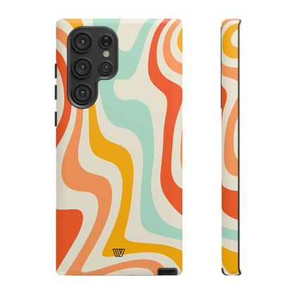 RETRO GROOVY SWIRLS | Tough Phone Case