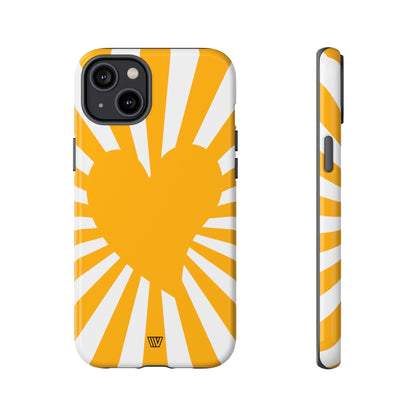 HEART SUN RAYS | Tough Phone Case