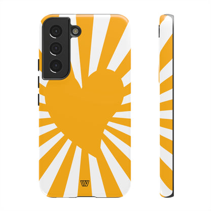 HEART SUN RAYS | Tough Phone Case