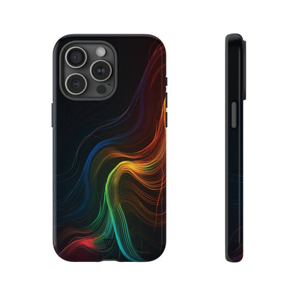 COLORFUL ABSTRACT LINES | Tough Phone Case