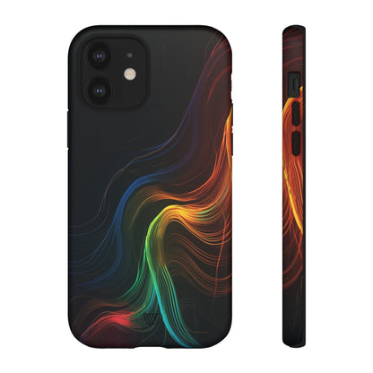 COLORFUL ABSTRACT LINES | Tough Phone Case