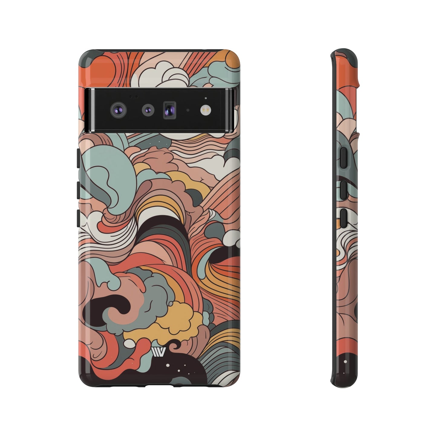 ABSTRACT DOODLE CLOUDS | Tough Phone Case