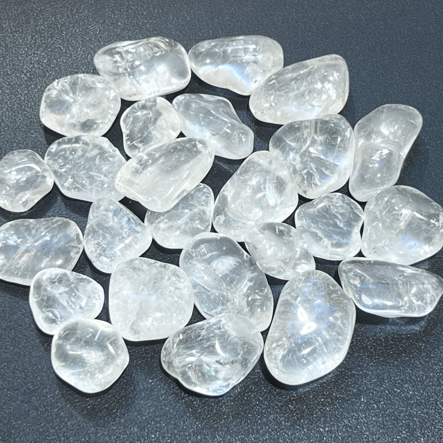 Clear Quartz Crystal Tumbled (1 LB) One Pound Bulk Wholesale Lot Polished Gemstones