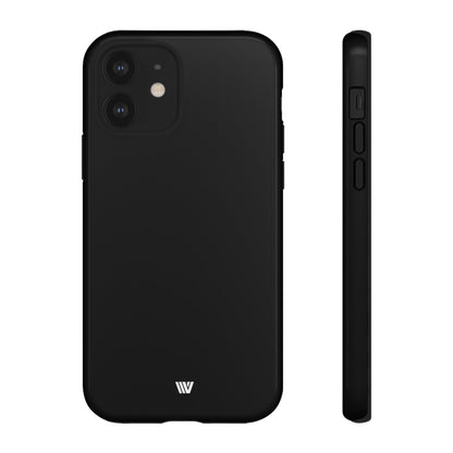 JET BLACK | Tough Phone Case