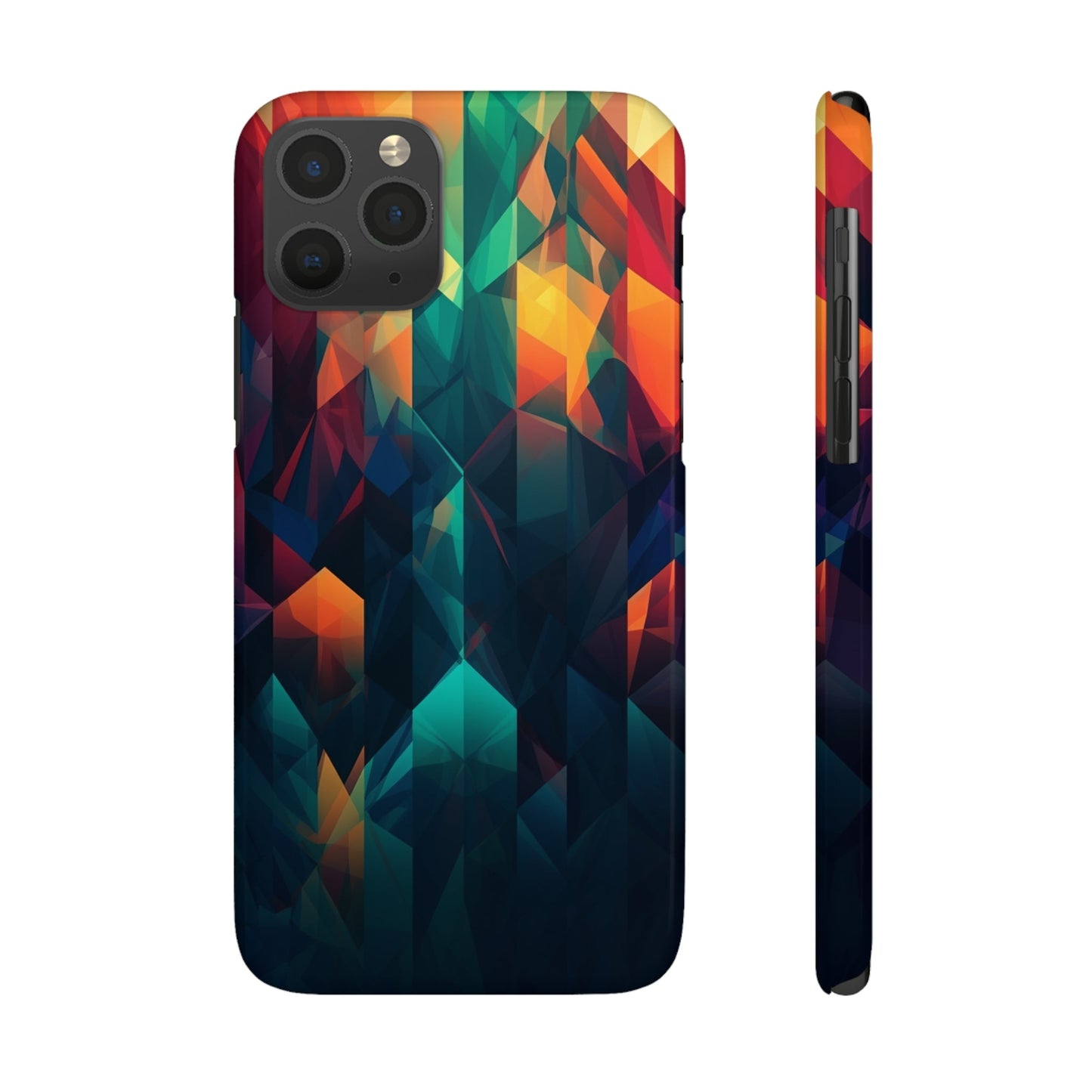 COLORFUL ABSTRACT GEOMETRY | Slim iPhone Case