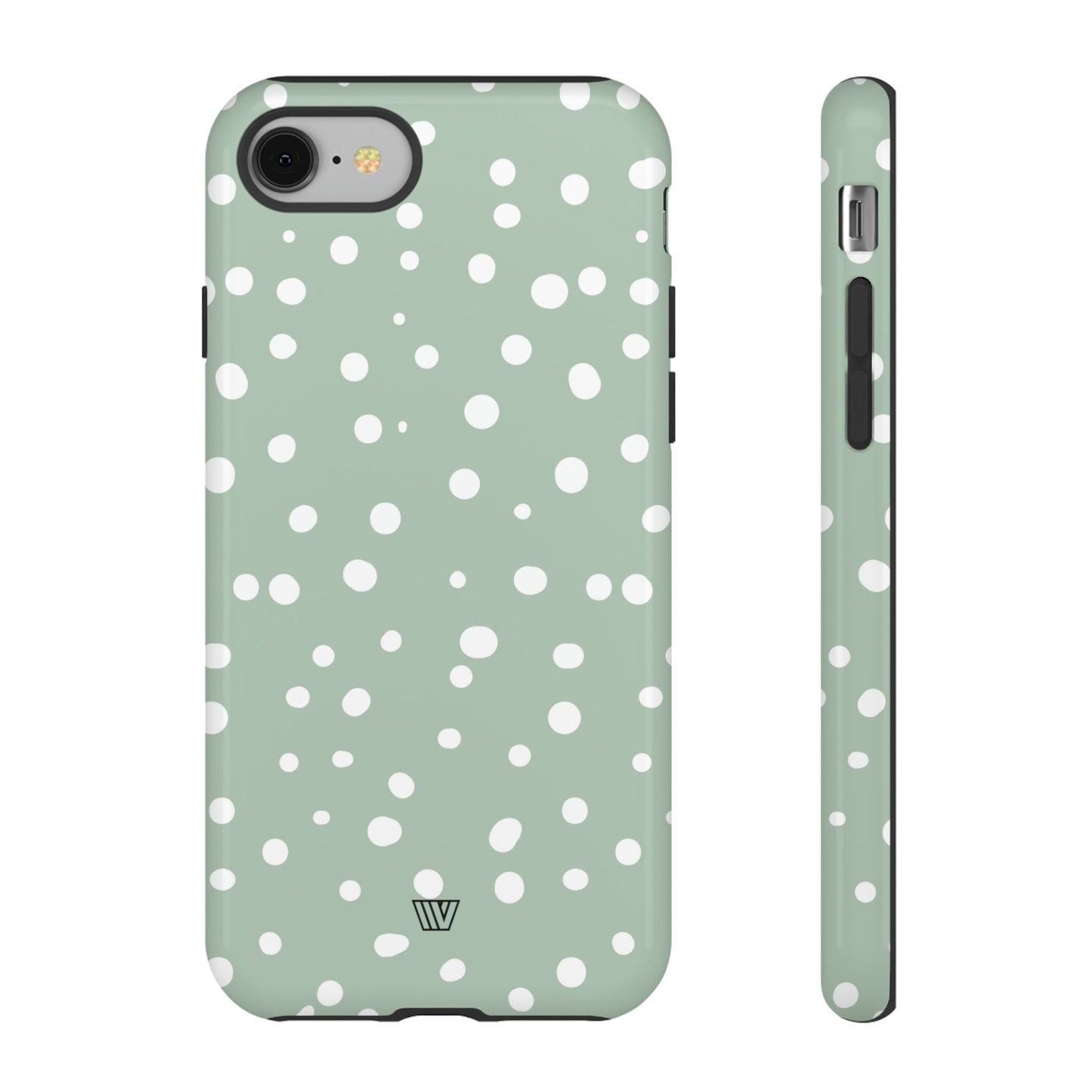 PASTEL GREEN DOTS | Tough Phone Case