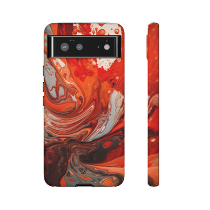 WHITE FIRE PAINT SWIRL | Tough Phone Case