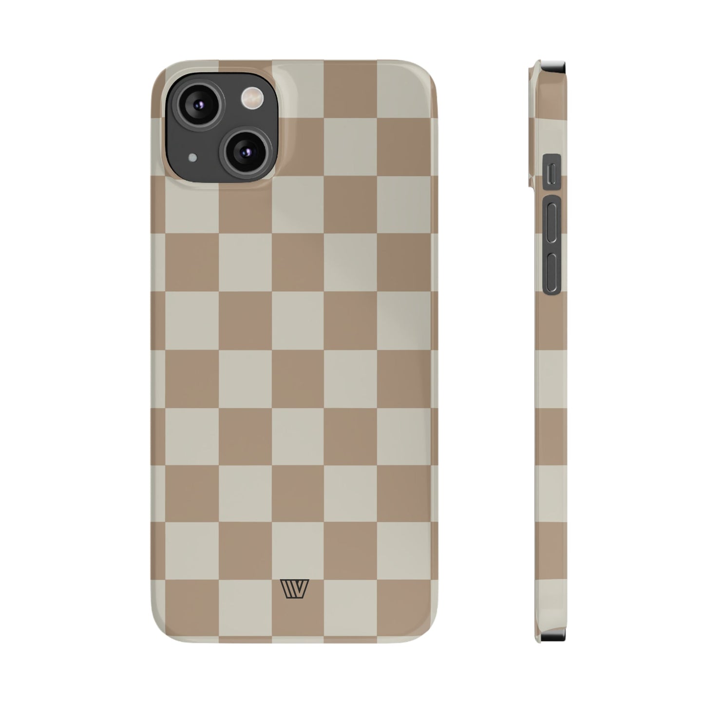 NEUTRAL CHECKERBOARD | Slim iPhone Case