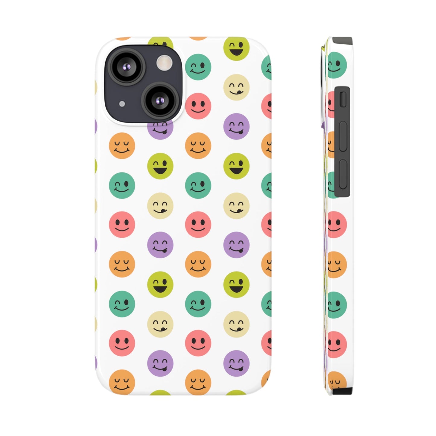 SMILEY FACE PATTERN | Slim iPhone Case