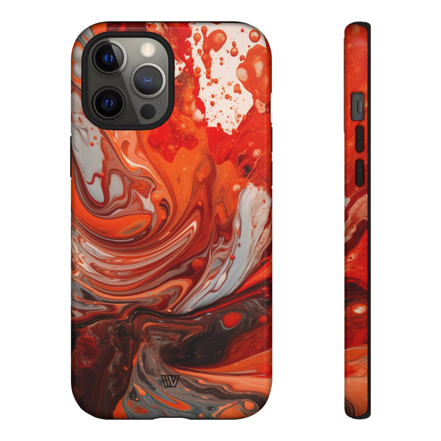 WHITE FIRE PAINT SWIRL | Tough Phone Case