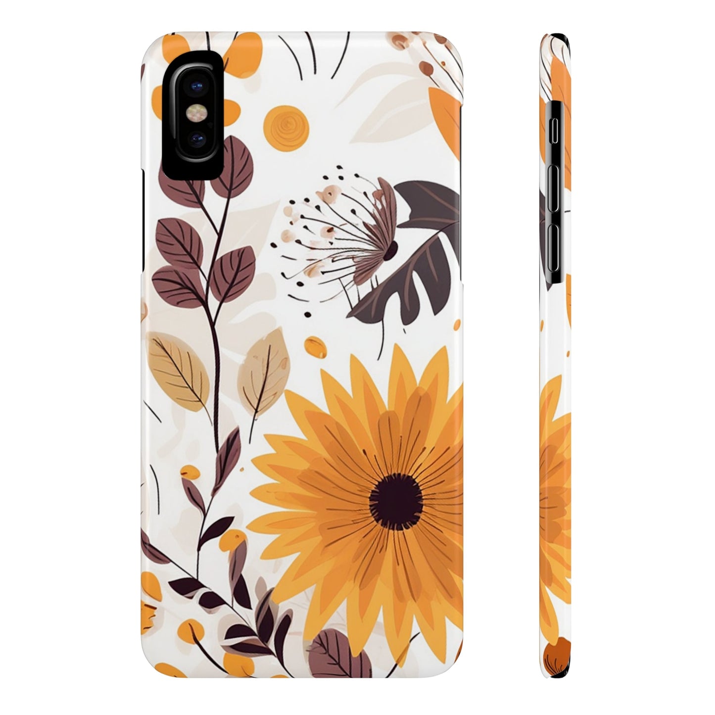 FALL FLOWERS | Slim iPhone Case