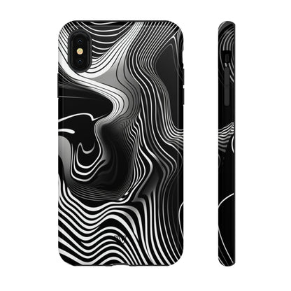 ABSTRACT ZEBRA STRIPES | Tough Phone Case