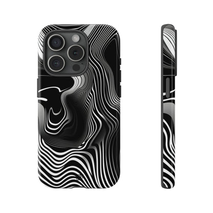 ABSTRACT ZEBRA STRIPES | Tough Phone Case