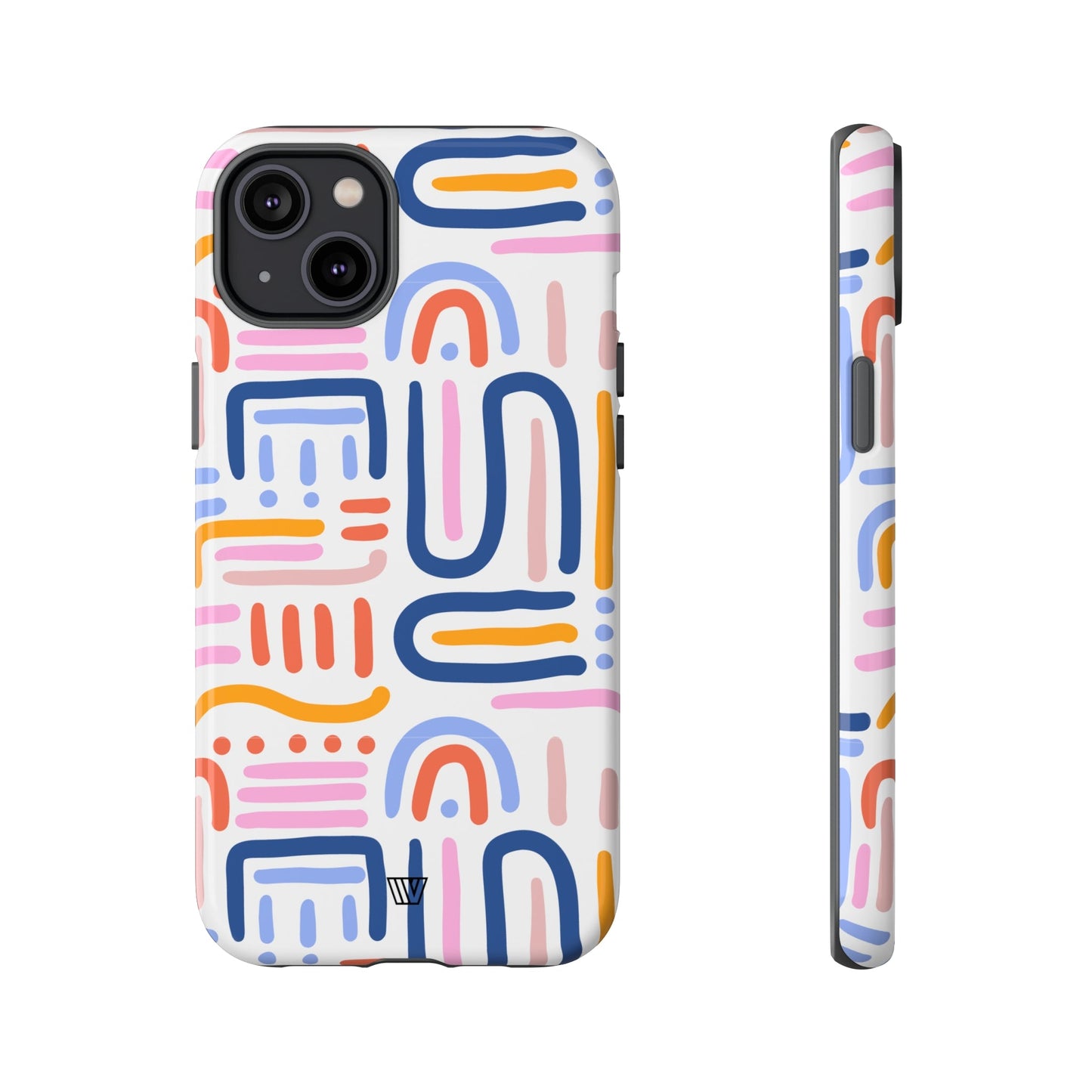 MEMPHIS BOLD LINES | Tough Phone Case