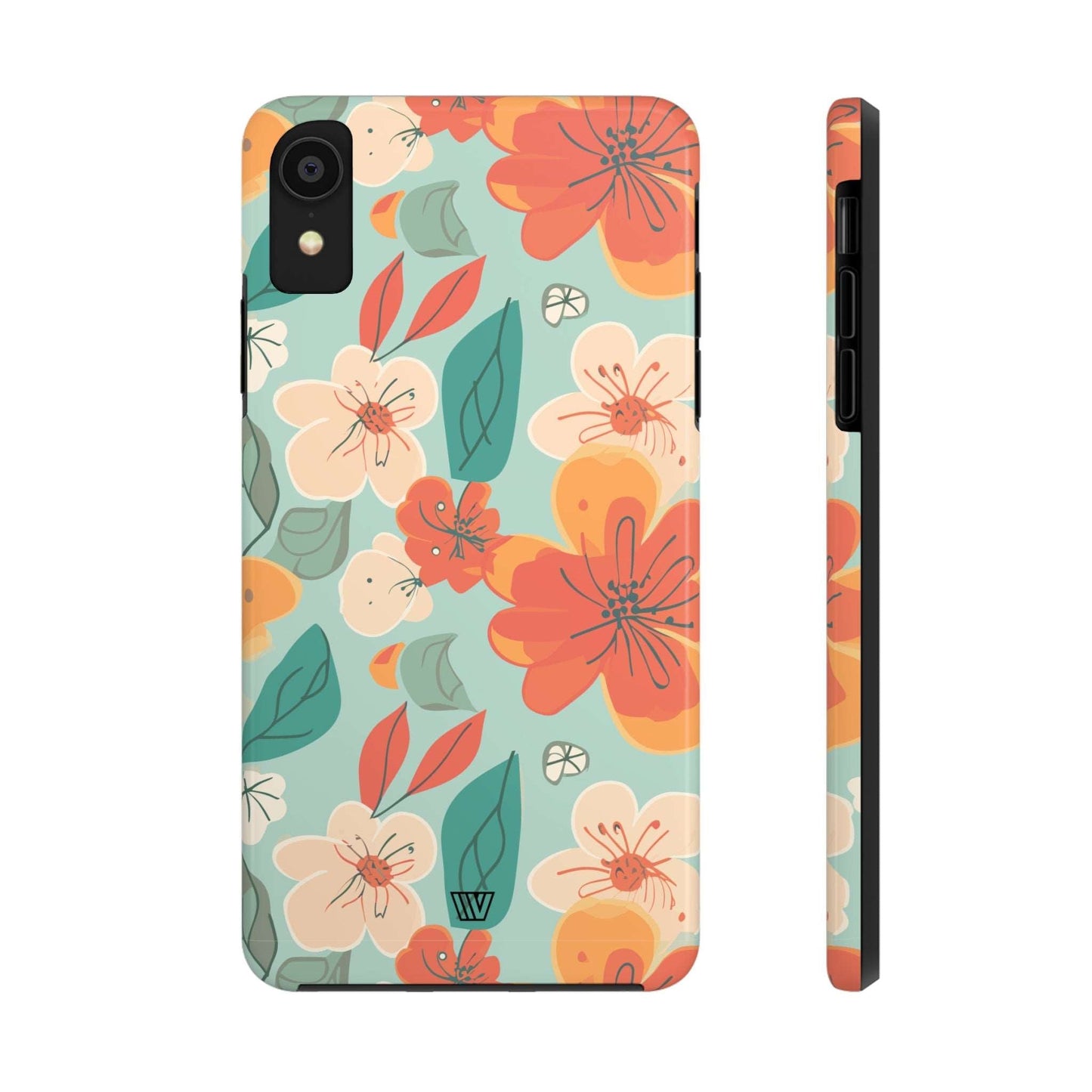 BLOOD ORANGE FLOWERS | Tough iPhone Case