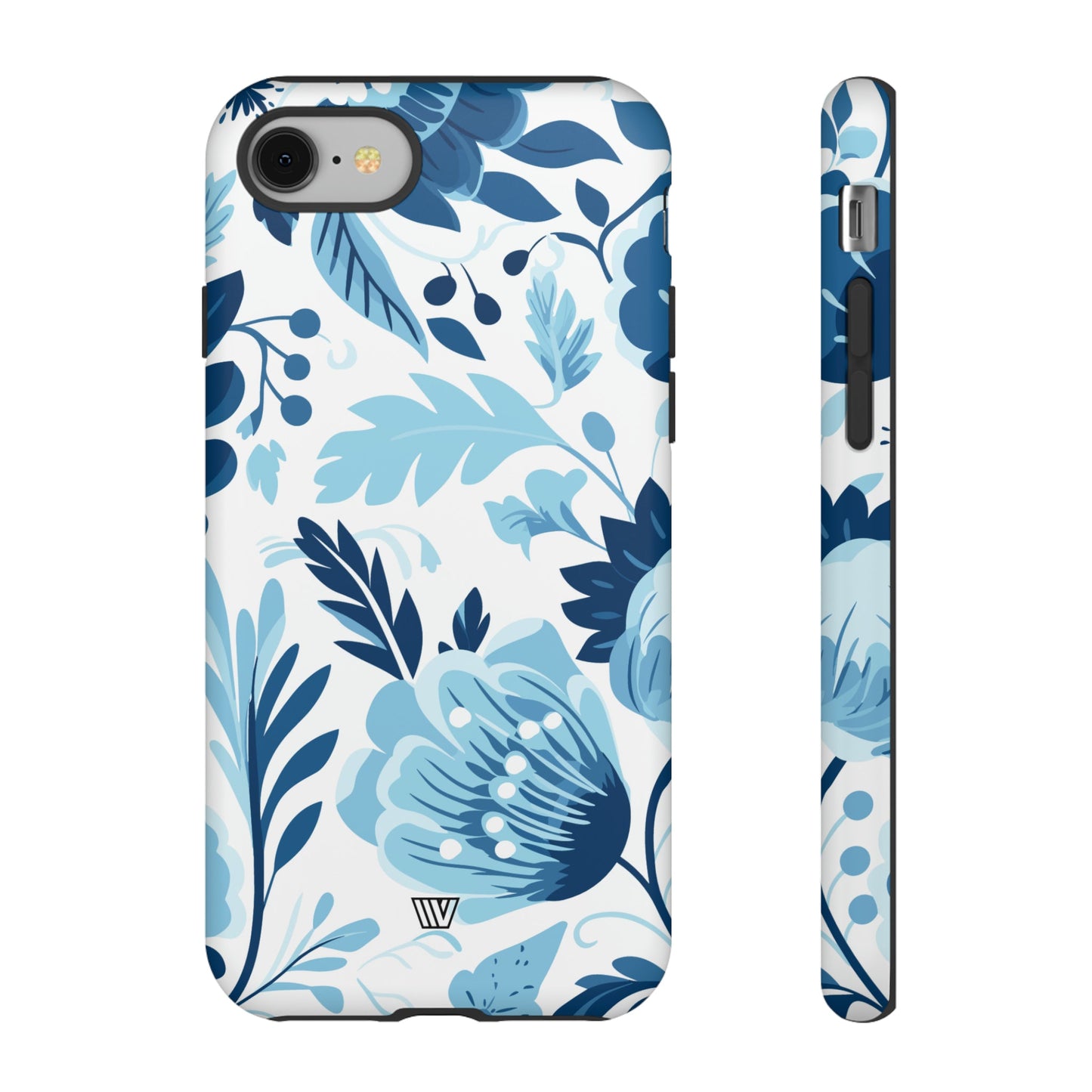 BLUE WHITE FLOWERS | Tough Phone Case