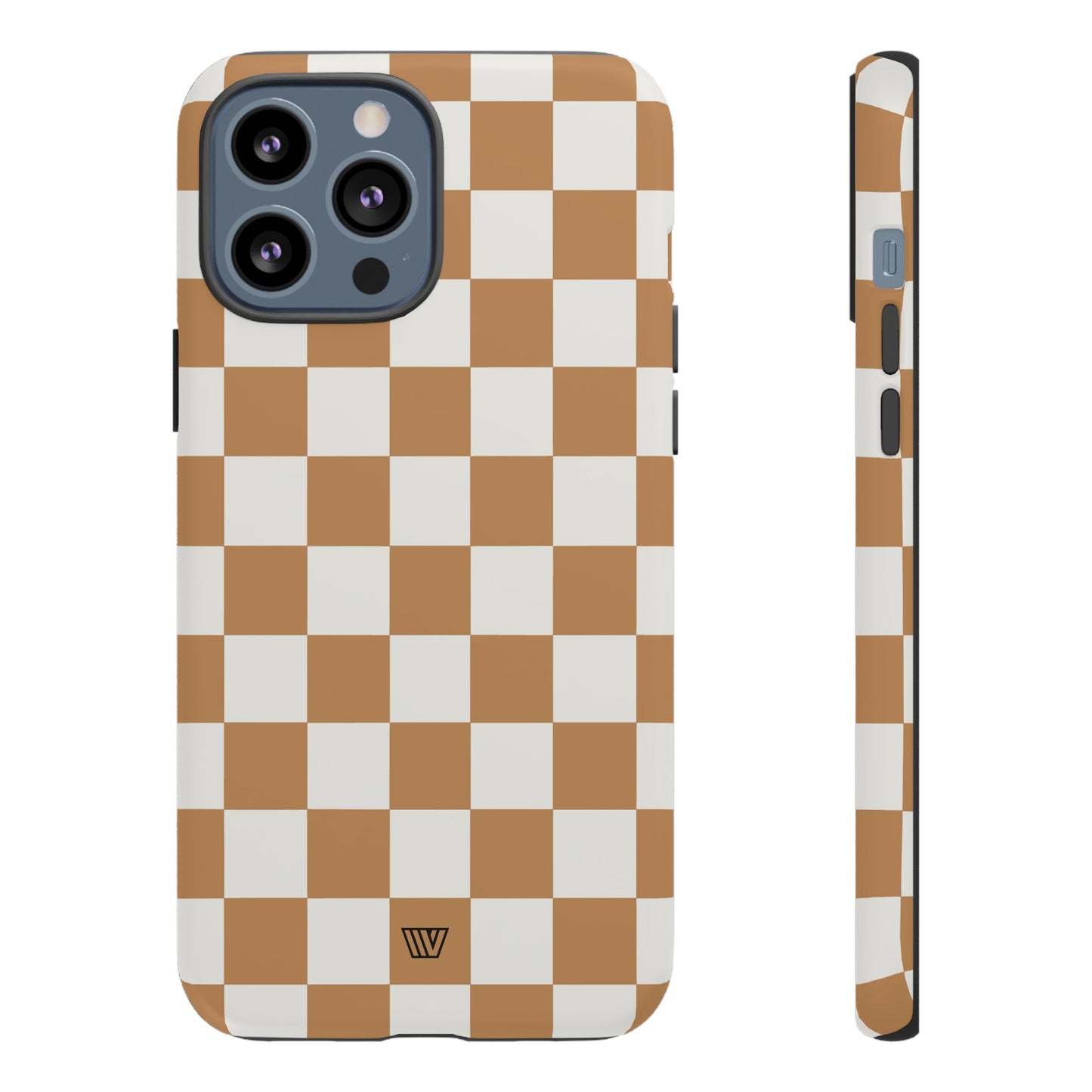 CHESTNUT CHECKERBOARD | Tough Phone Case