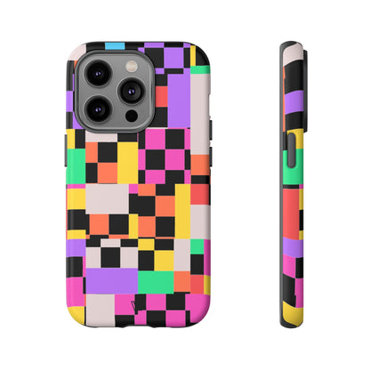 MASHED UP CHECKERBOARD | Tough Phone Case