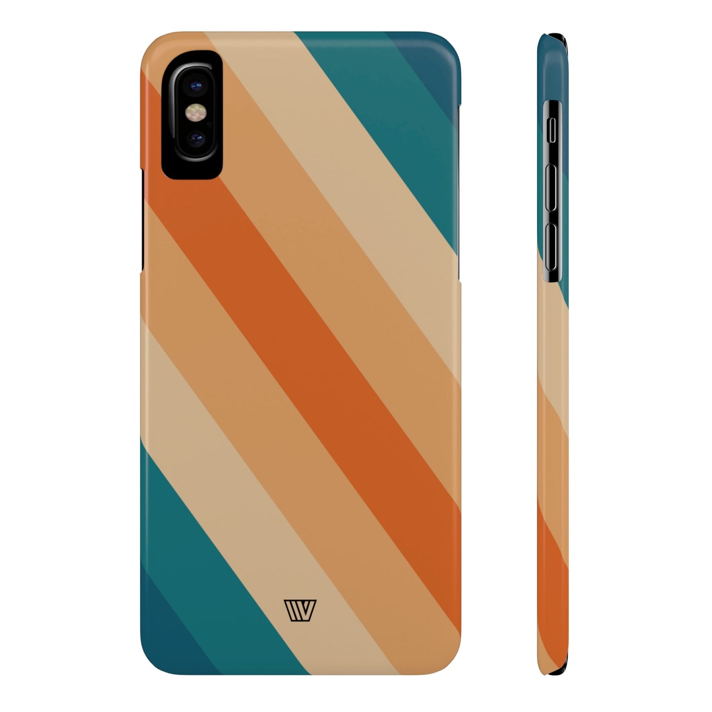 70s RETRO STRIPE | Slim iPhone Case