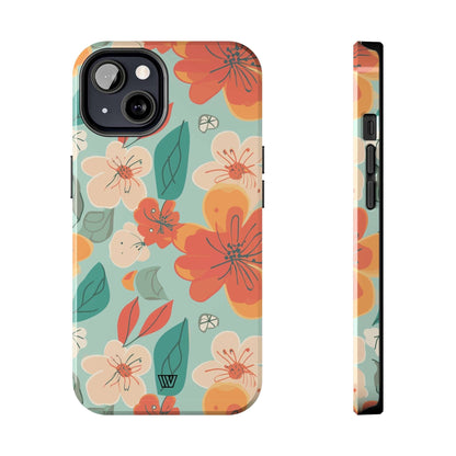 BLOOD ORANGE FLOWERS | Tough iPhone Case