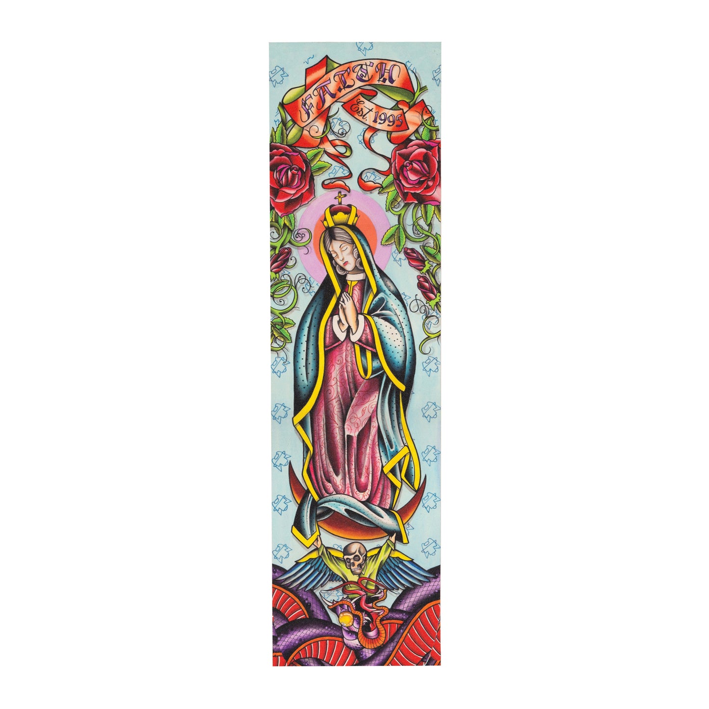 Faith Guadalupe Griptape Sheet 9x 33