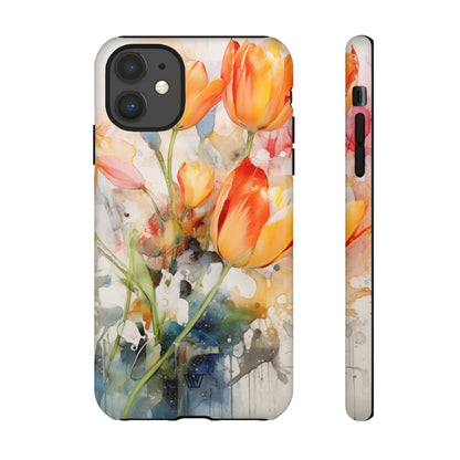 WATERCOLOR TULIPS | Tough Phone Case