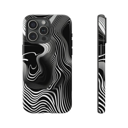 ABSTRACT ZEBRA STRIPES | Tough Phone Case