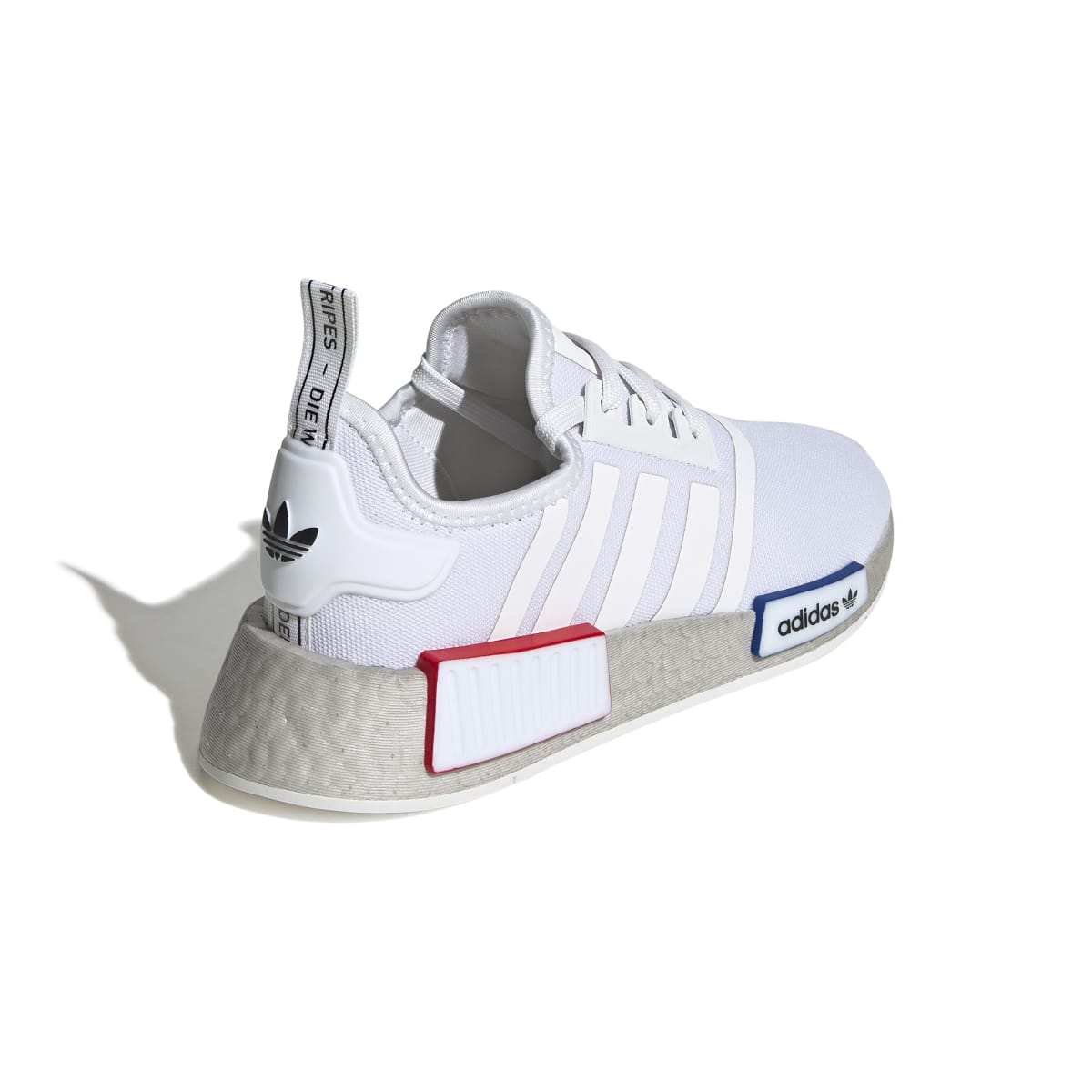 ADIDAS GY4279 NMD_R1 JR'S (Medium) White/White/Grey Mesh Running Shoes