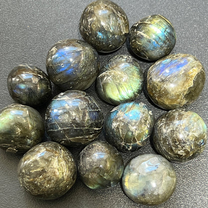 Flashy Extra Quality Labradorite Tumbled (1 LB) One Pound Bulk Wholesale Lot Polished Gemstones