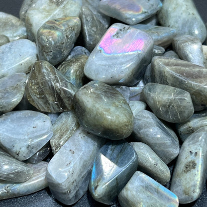 Labradorite Tumbled (1 Kilo)(2.2 LBs) Bulk Wholesale Lot Polished Gemstones