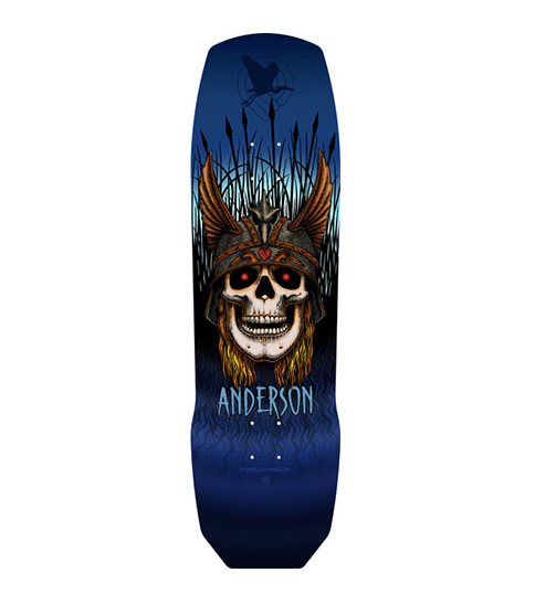 Powell Peralta Andy Anderson Heron 2 Blue 7 Ply Maple Deck 9.13