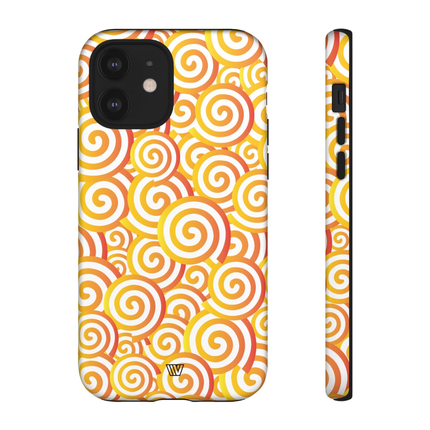 ABSTRACT SPIRAL ORANGE | Tough Phone Case